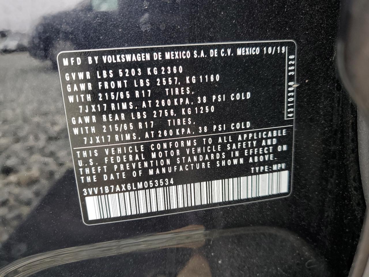 2020 Volkswagen Tiguan S - zdjęcie 13