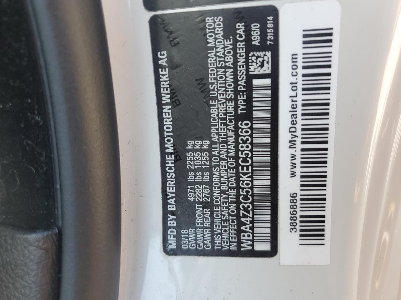 2019 BMW Seria 4 Cabrio 430i - zdjęcie 13