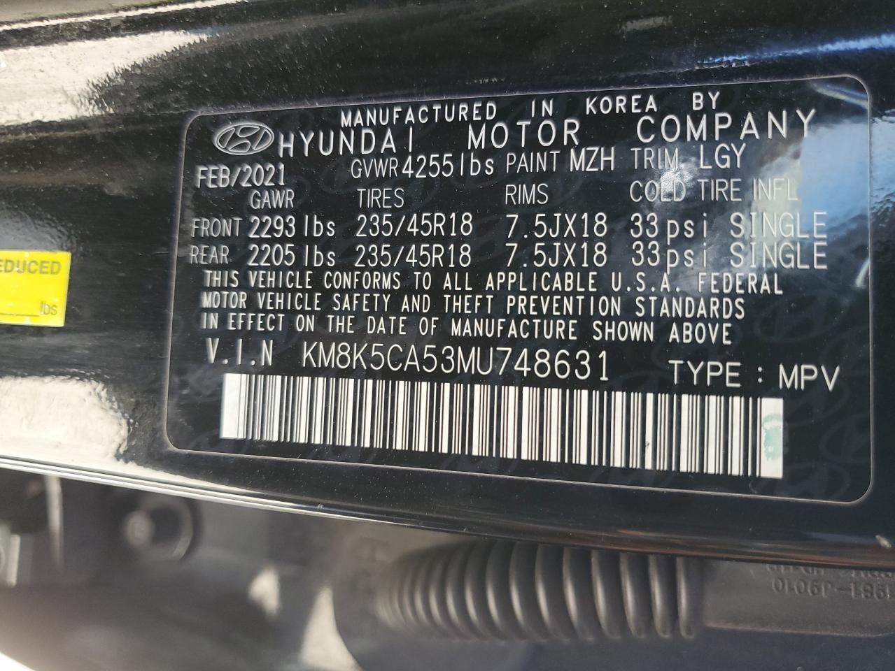 2021 Hyundai Kona Ultimate - zdjęcie 14