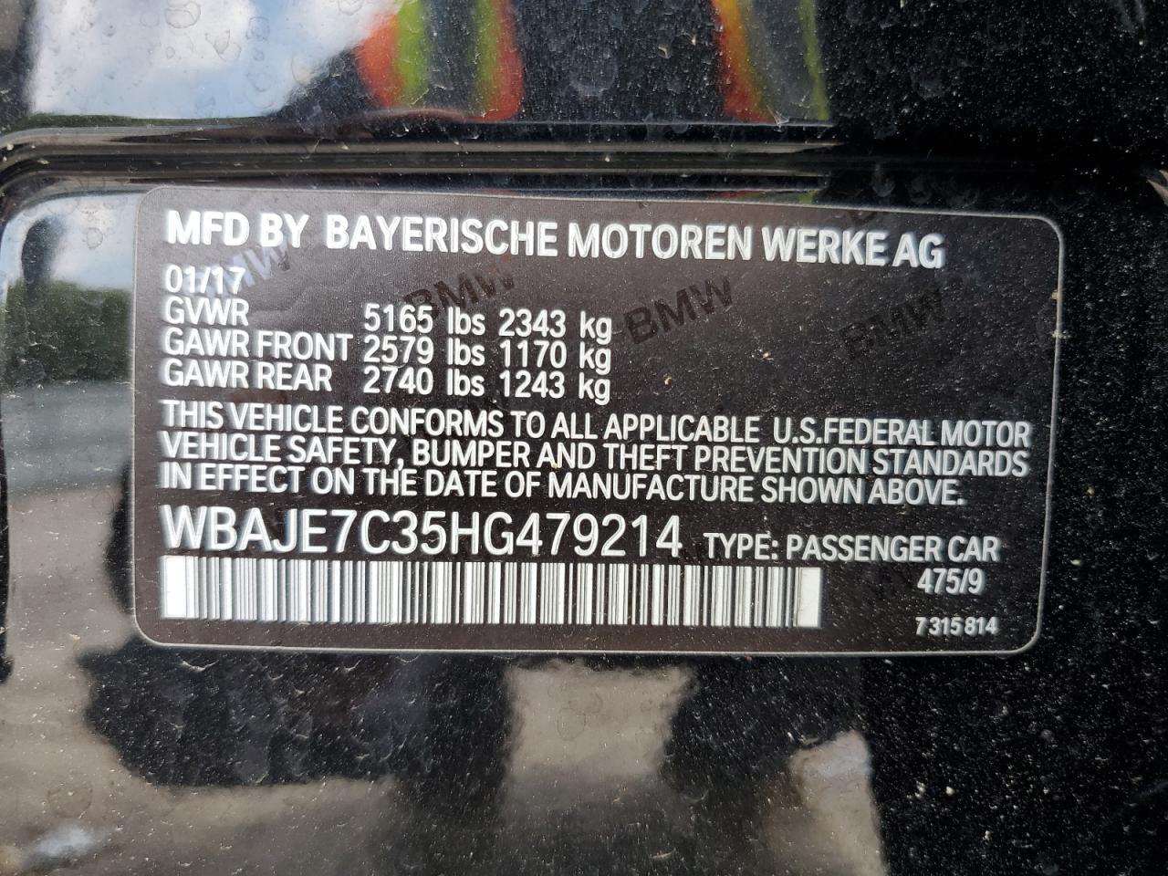 2017 BMW 540 Xi - zdjęcie 12