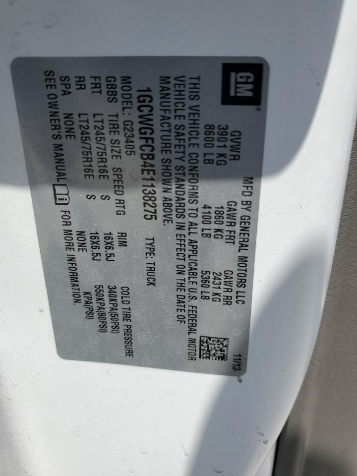 2014 Chevrolet Express G2500 - zdjęcie 14