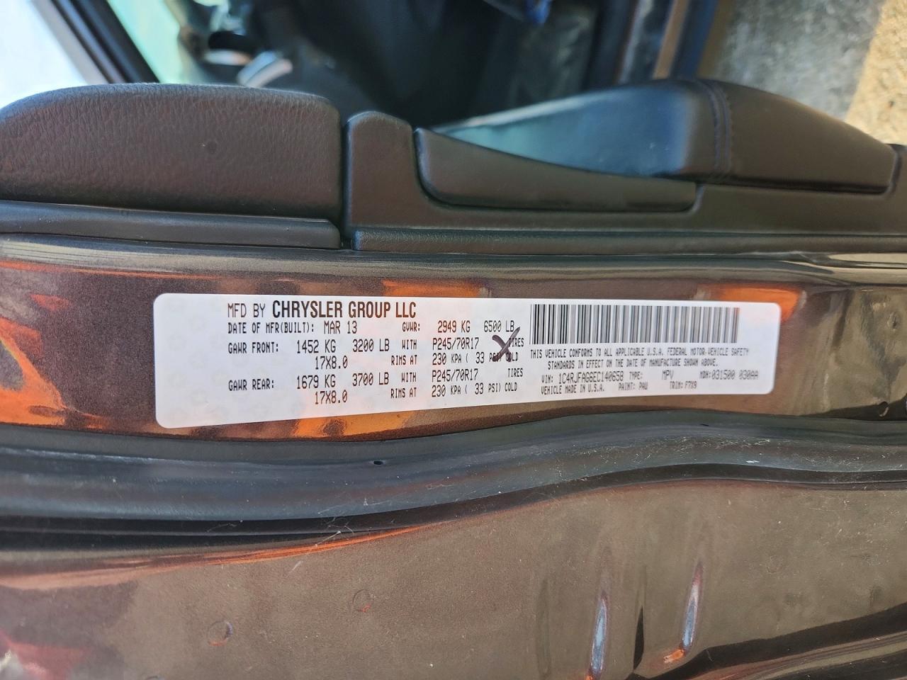 2014 Jeep Grand Cherokee Laredo - zdjęcie 13