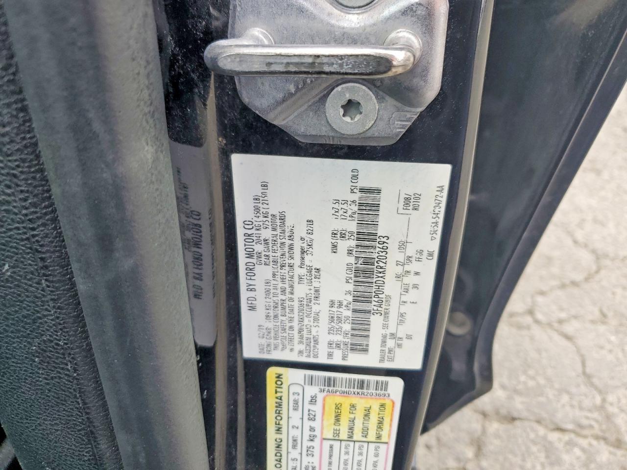 2019 Ford Fusion Se - zdjęcie 12