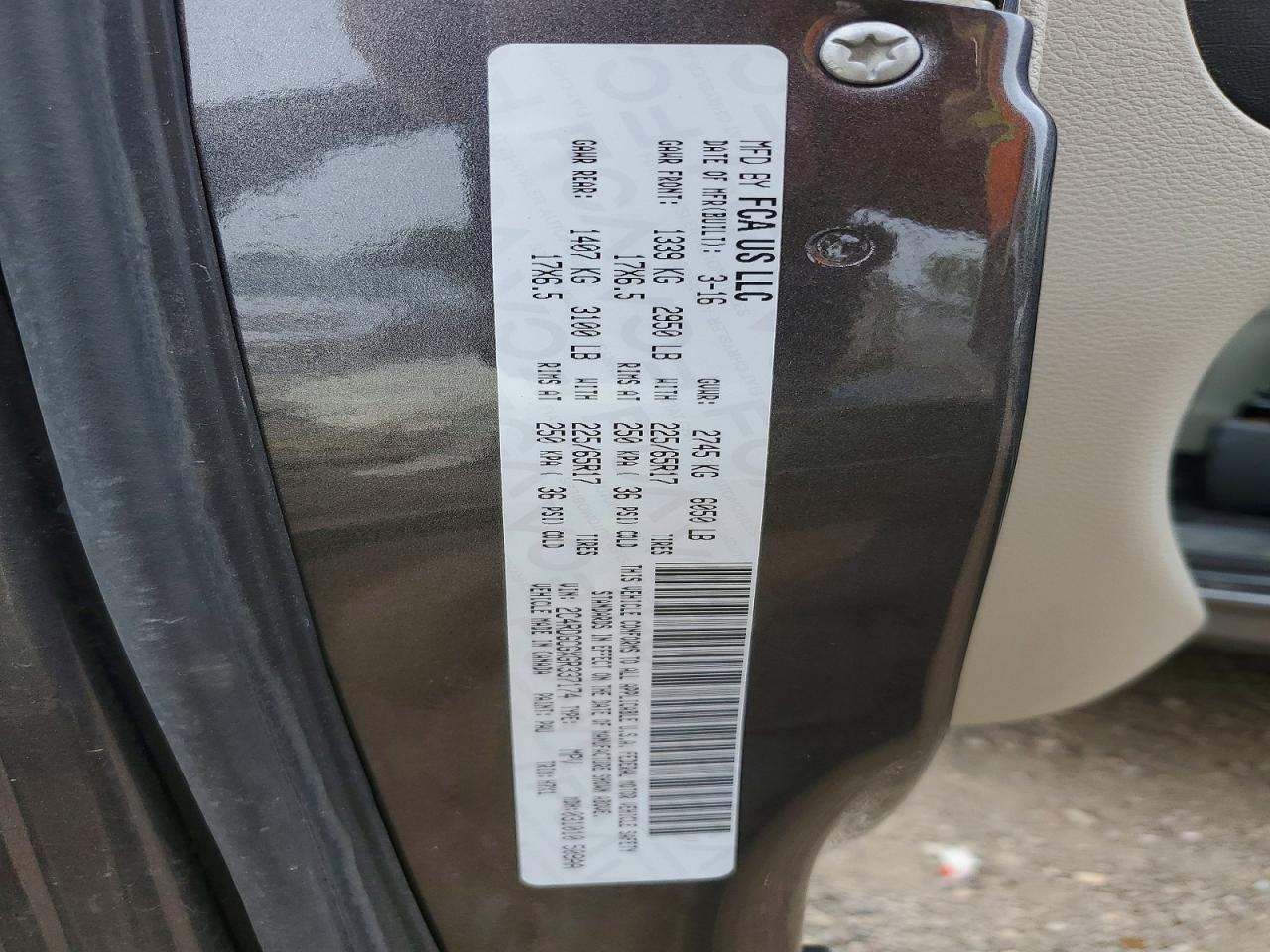 2016 Dodge Grand Caravan Sxt - zdjęcie 13