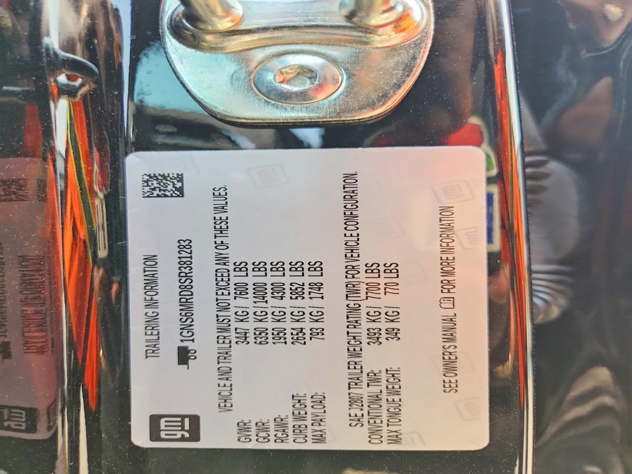 2025 Chevrolet Tahoe K1500 Ls - zdjęcie 13