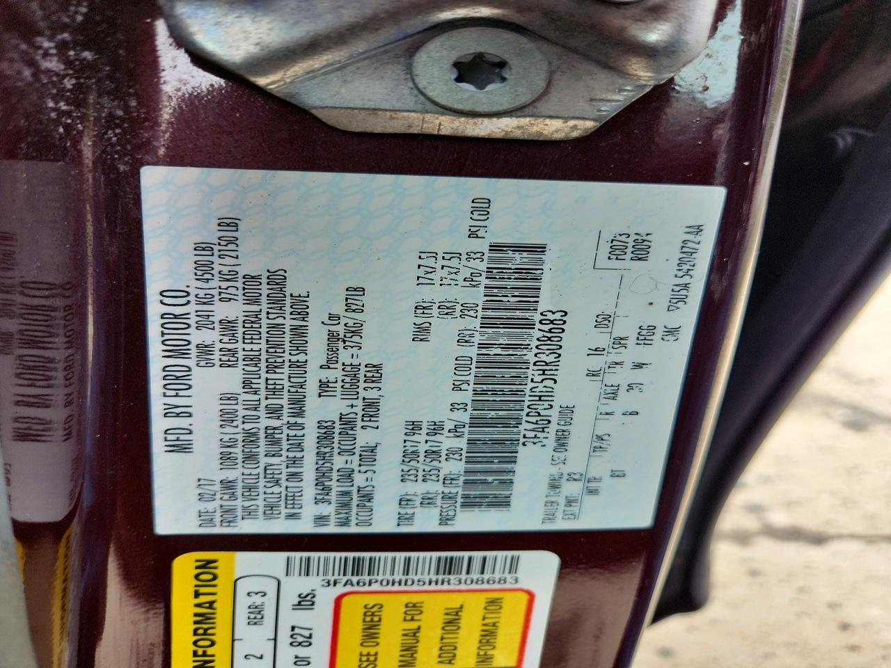 2017 Ford Fusion Se - zdjęcie 12