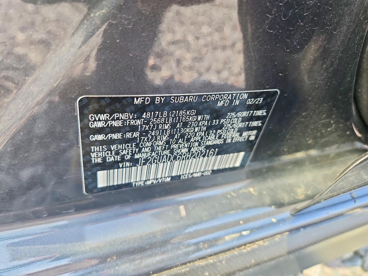 2024 Subaru Crosstrek Premium - zdjęcie 12
