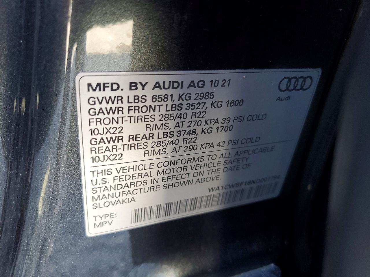 2022 Audi Sq8 Prestige - zdjęcie 13