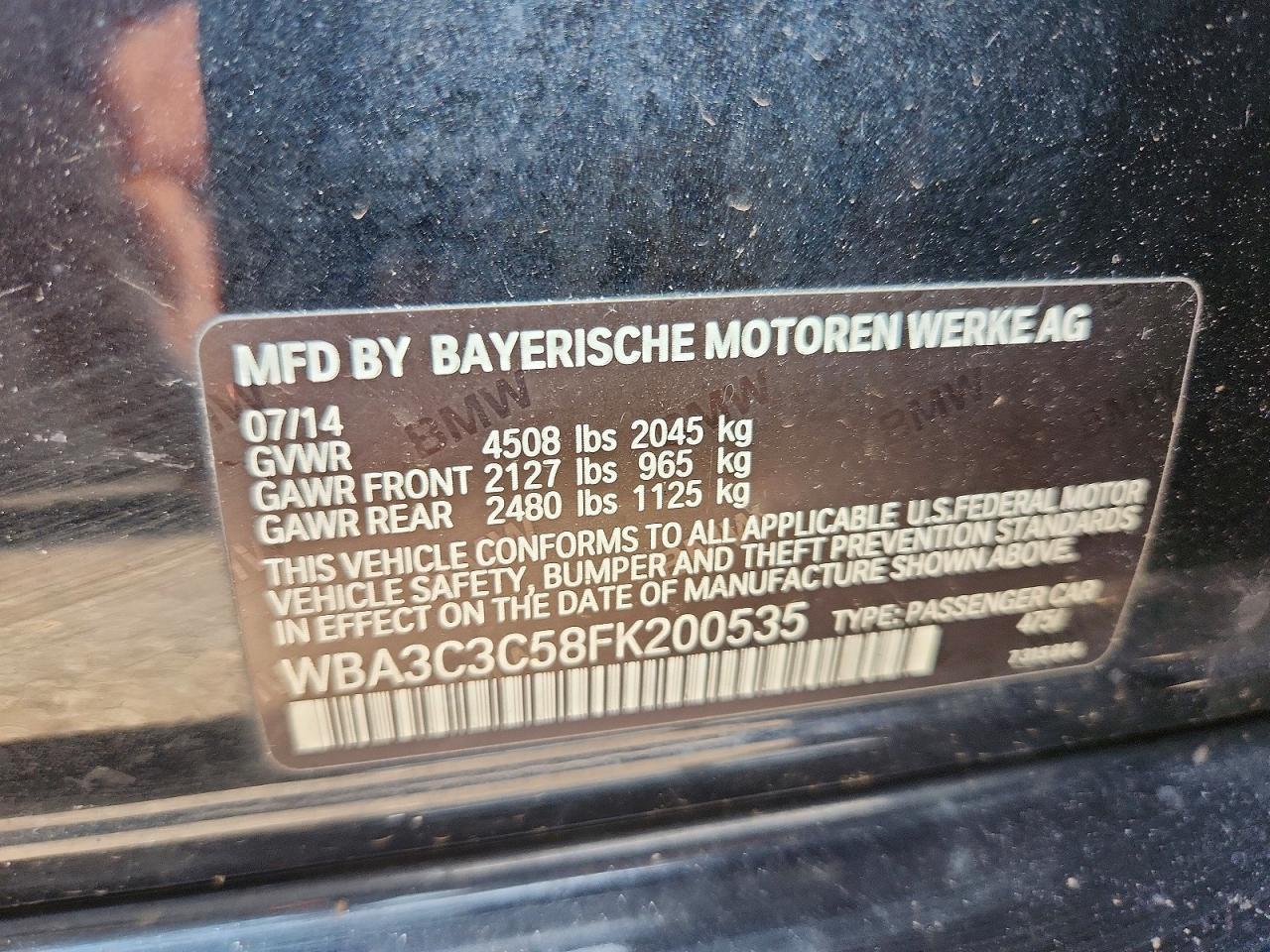 2015 BMW 320 I xDrive - zdjęcie 12