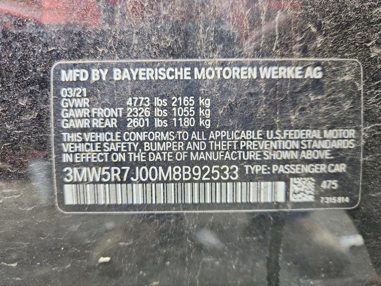 2021 BMW 330Xi - zdjęcie 12