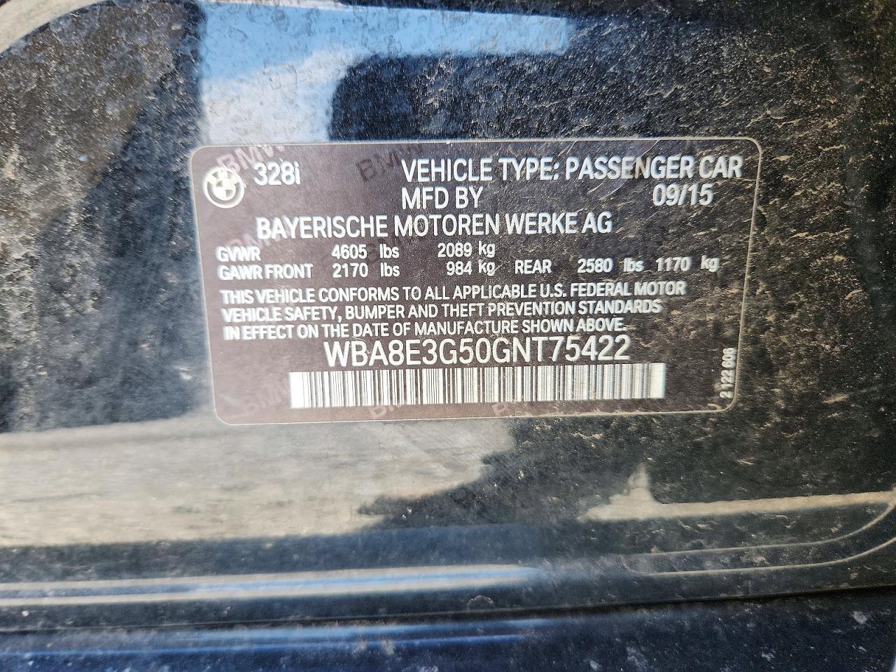2016 BMW 328 Xi Sulev - zdjęcie 13