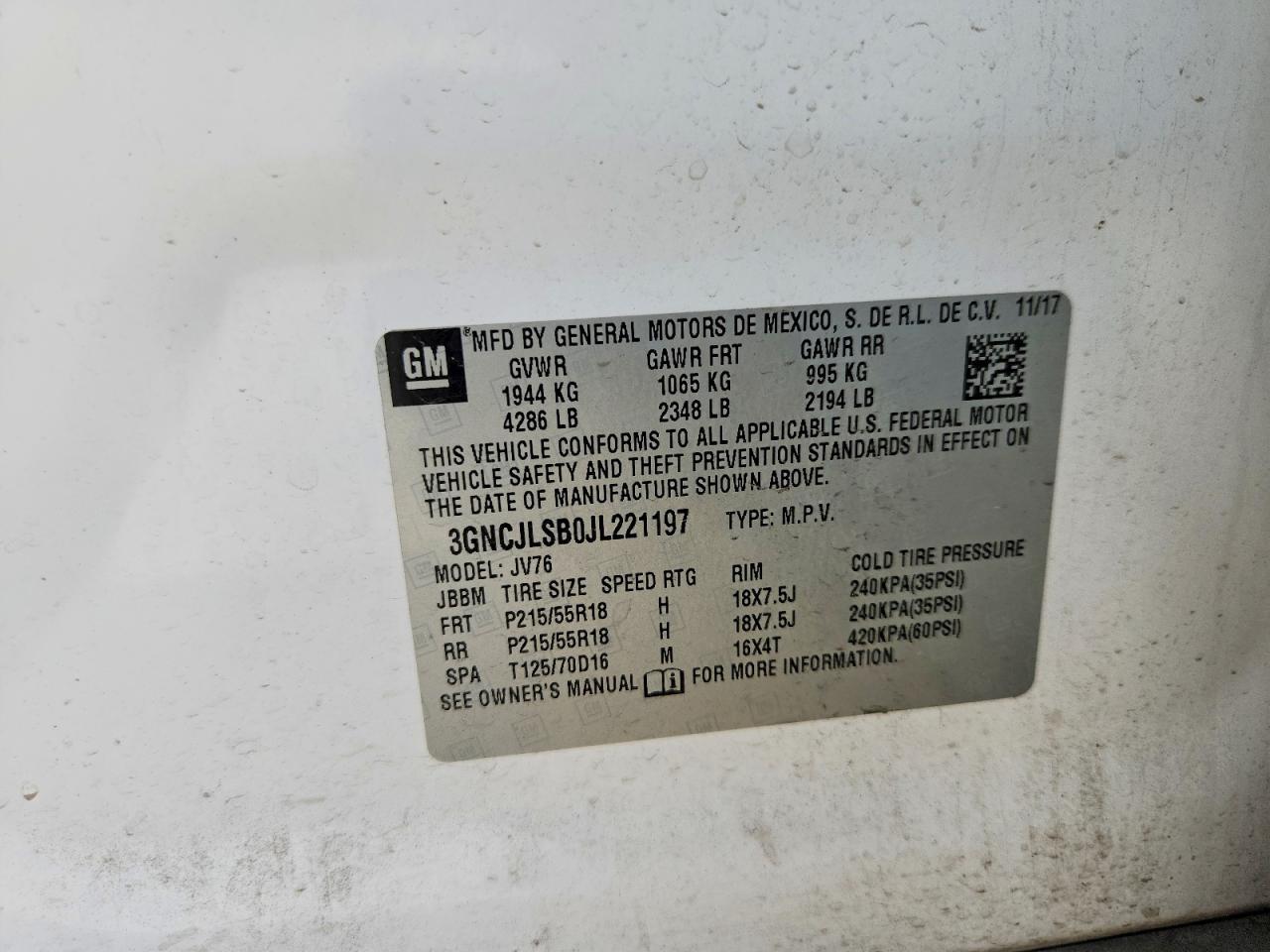 2018 Chevrolet Trax 1Lt - zdjęcie 14