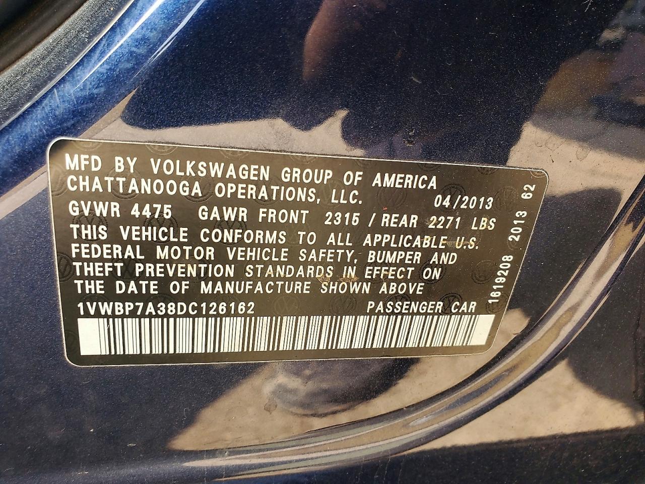 2013 Volkswagen Passat Se - zdjęcie 12