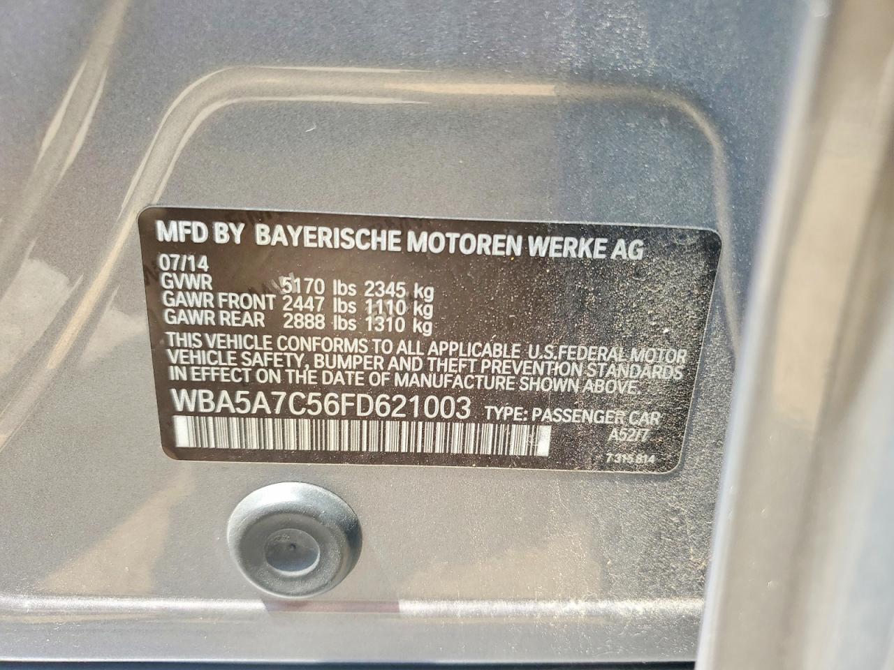 2015 BMW Seria 5 528i - zdjęcie 12