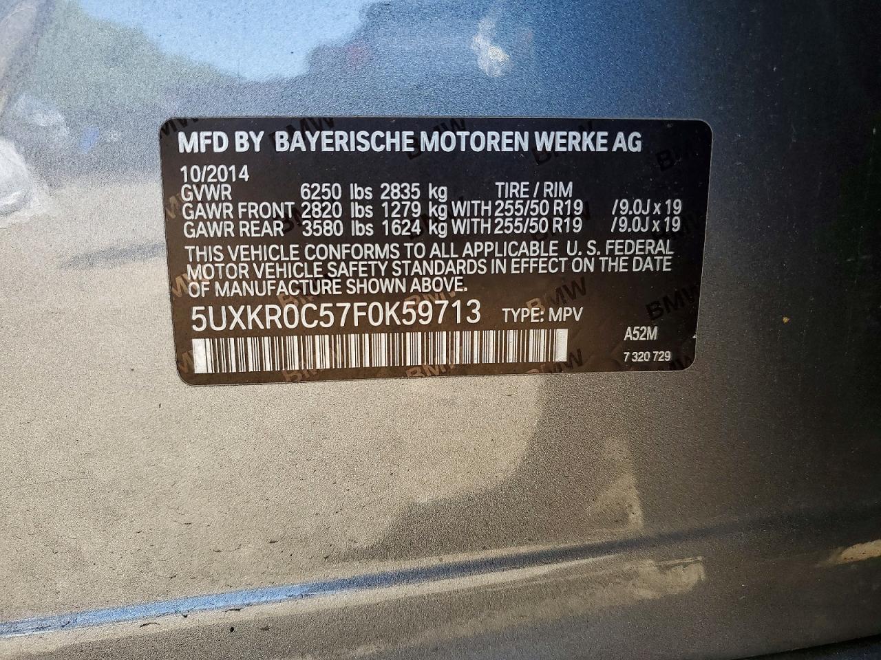 2015 BMW X5 xDrive35I - zdjęcie 14