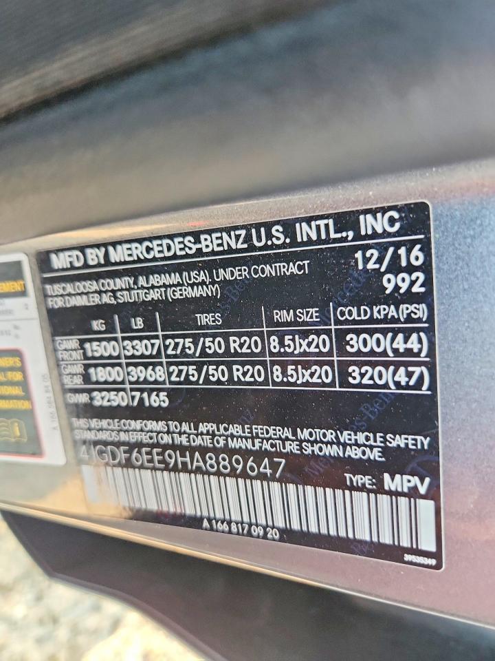 2017 Mercedes-Benz Gls 450 4Matic - zdjęcie 13