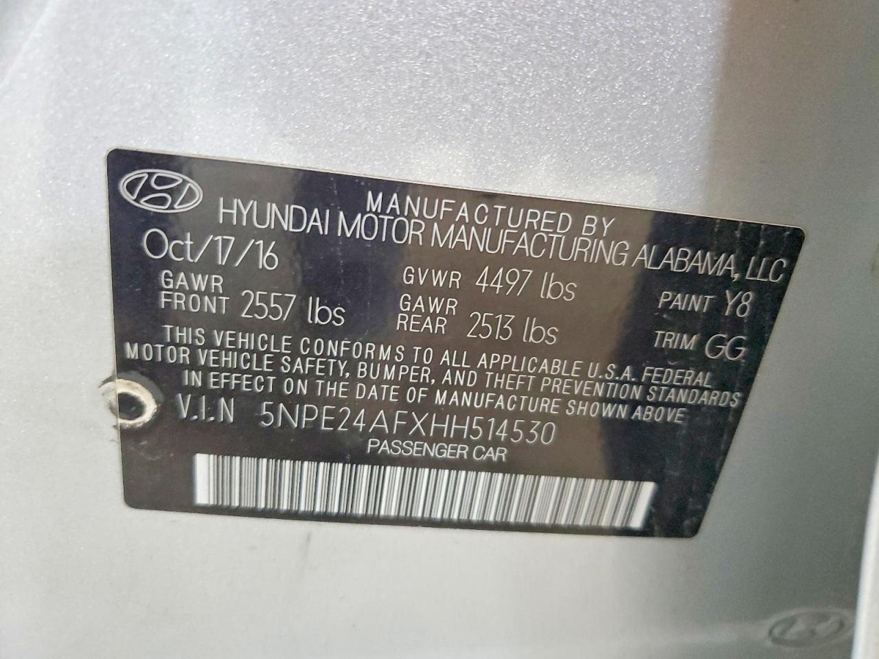 2017 Hyundai Sonata Se - zdjęcie 13