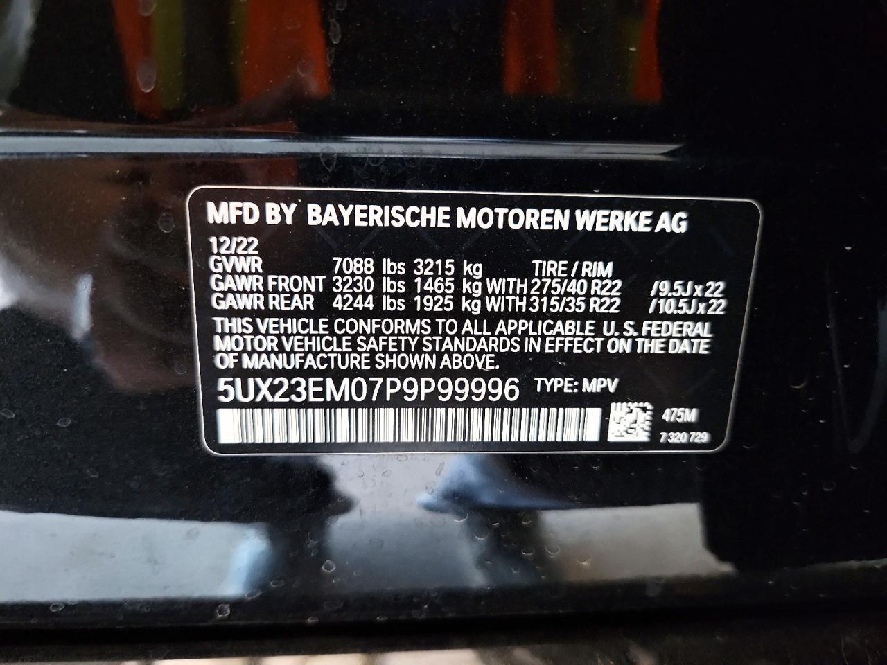 2023 BMW X7 xDrive40I - zdjęcie 13