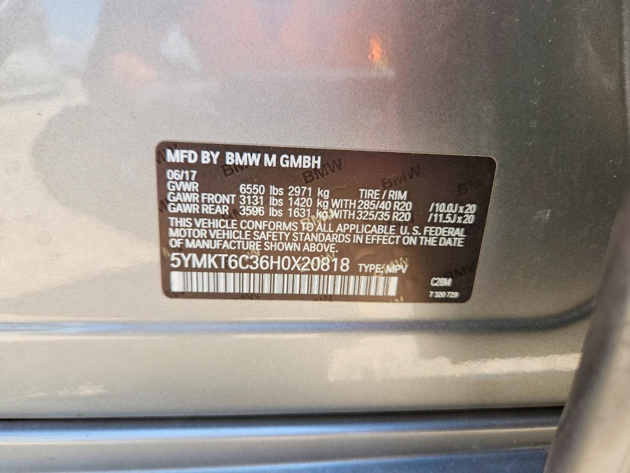 2017 BMW X5 M - zdjęcie 13