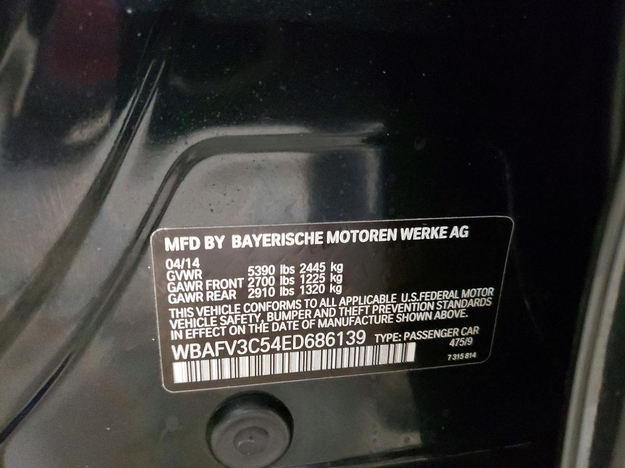 2014 BMW 535 D xDrive - zdjęcie 12