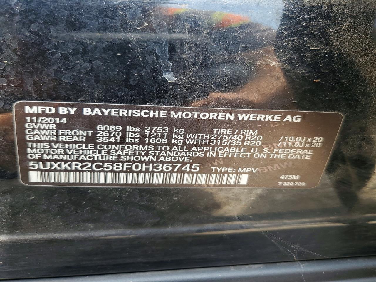2015 BMW X5 Sdrive35I - zdjęcie 12