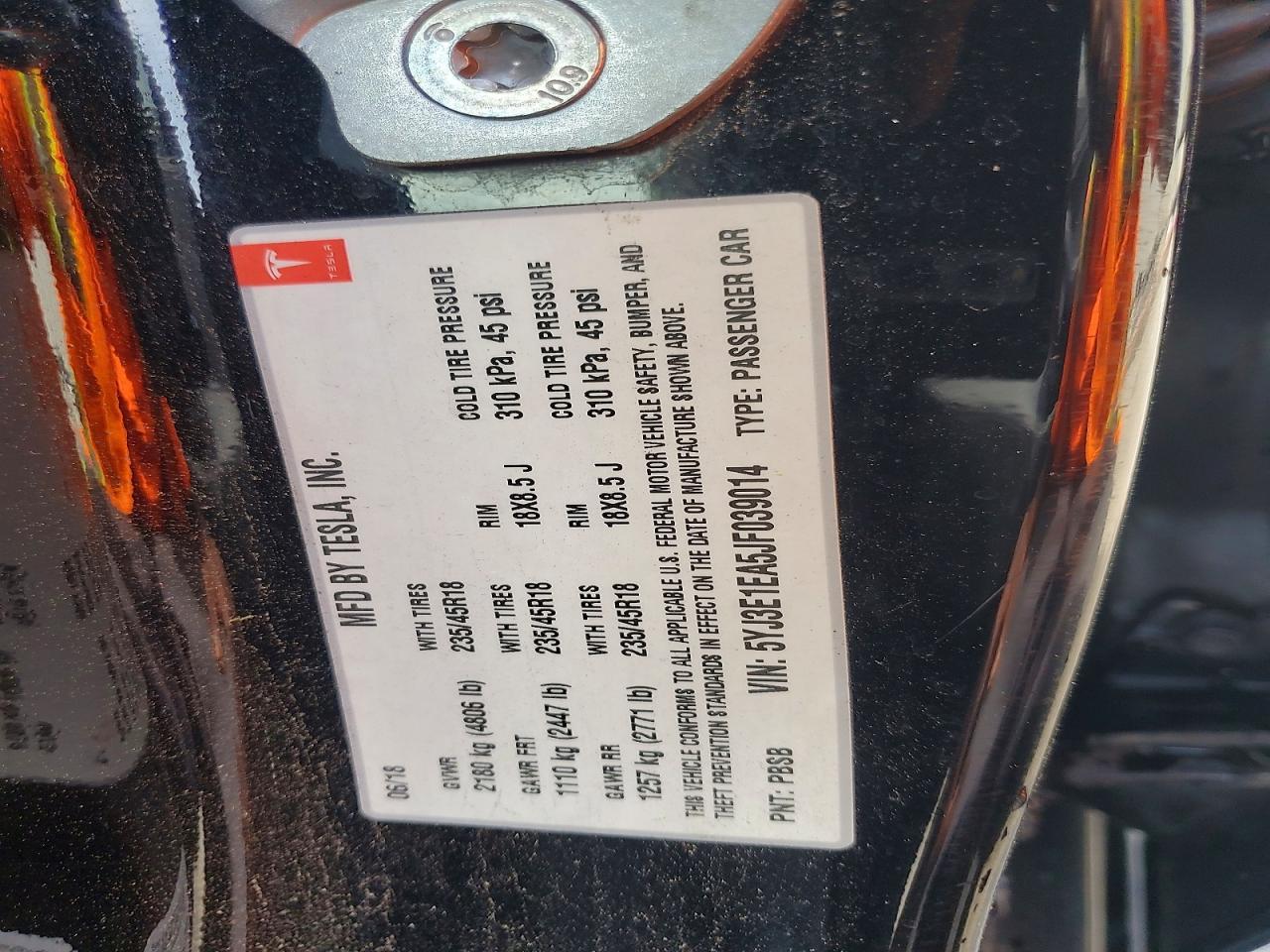 2018 Tesla Model 3 - zdjęcie 12
