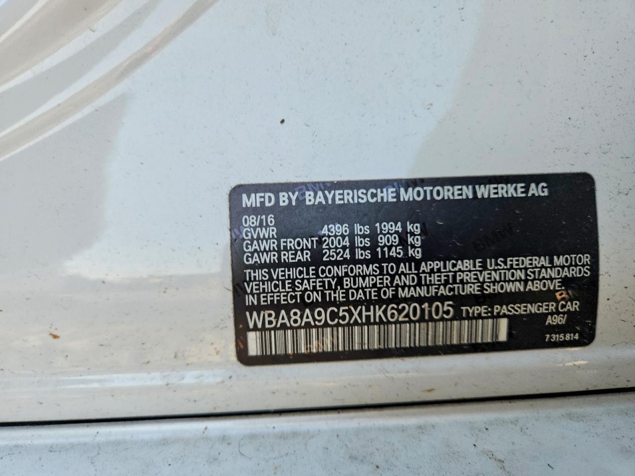 2017 BMW 320 I - zdjęcie 12