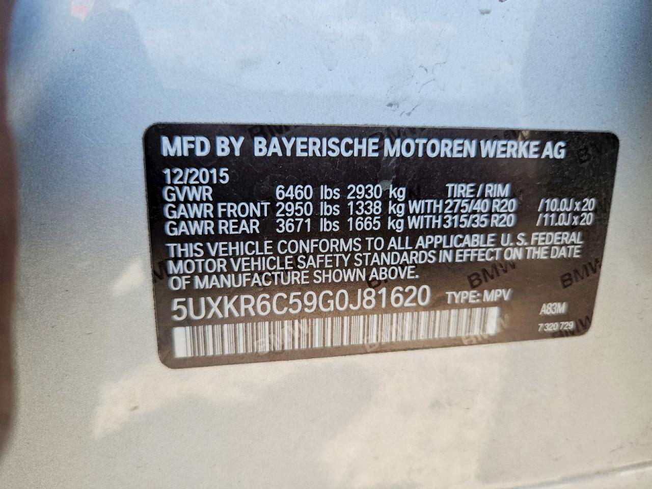 2016 BMW X5 xDrive50I - zdjęcie 12