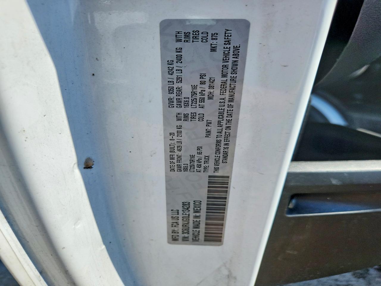 2020 Ram Promaster 3500 3500 High - zdjęcie 12