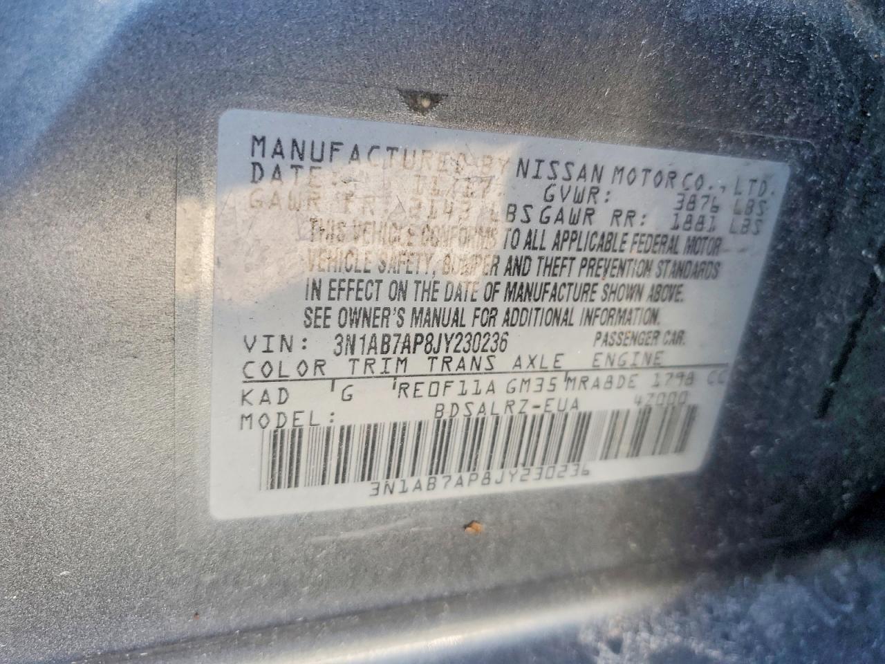 2018 Nissan Sentra - zdjęcie 12