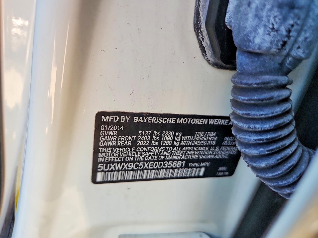 2014 BMW X3 xDrive28I - zdjęcie 13