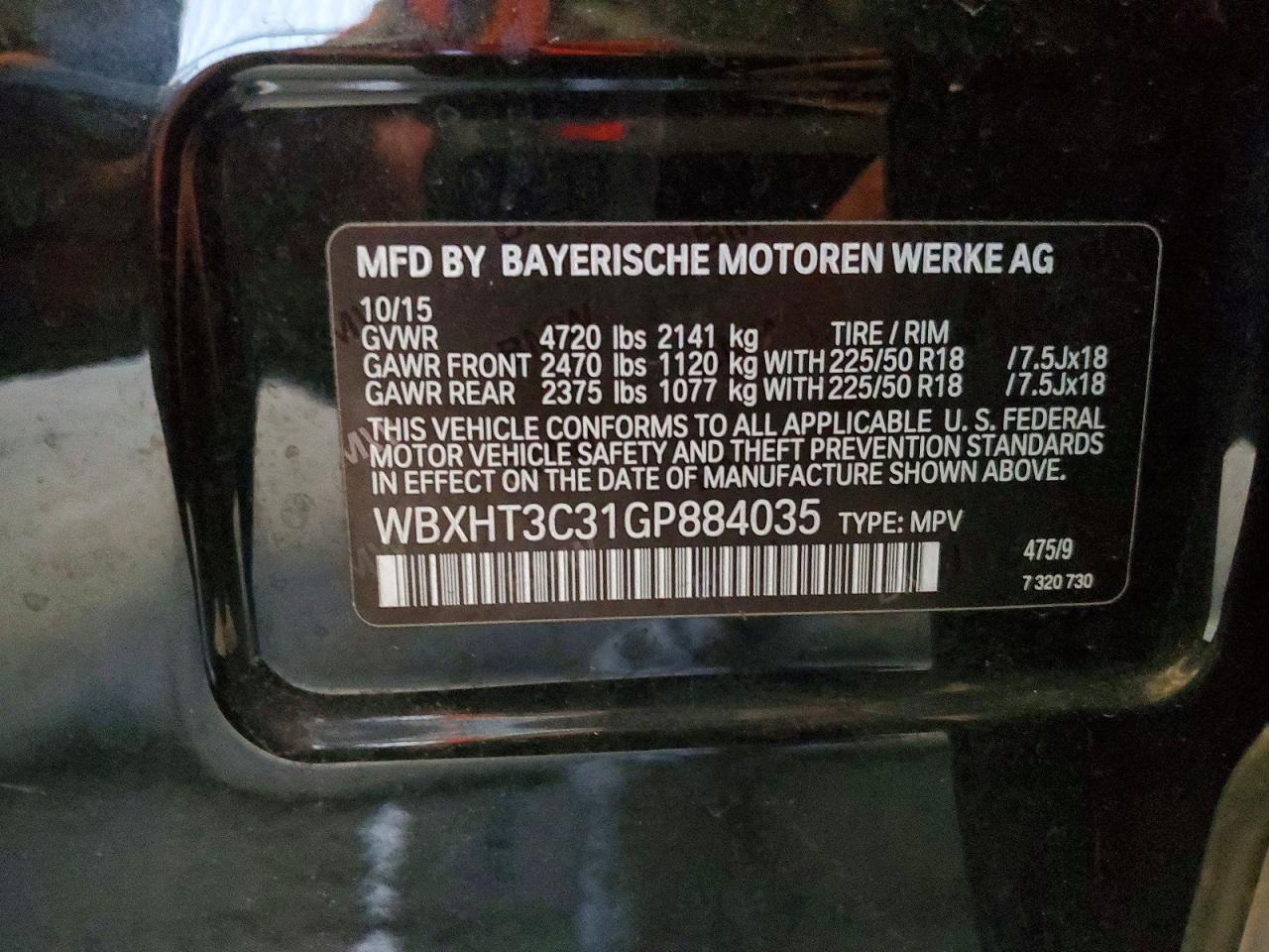2016 BMW X1 xDrive28I - zdjęcie 13