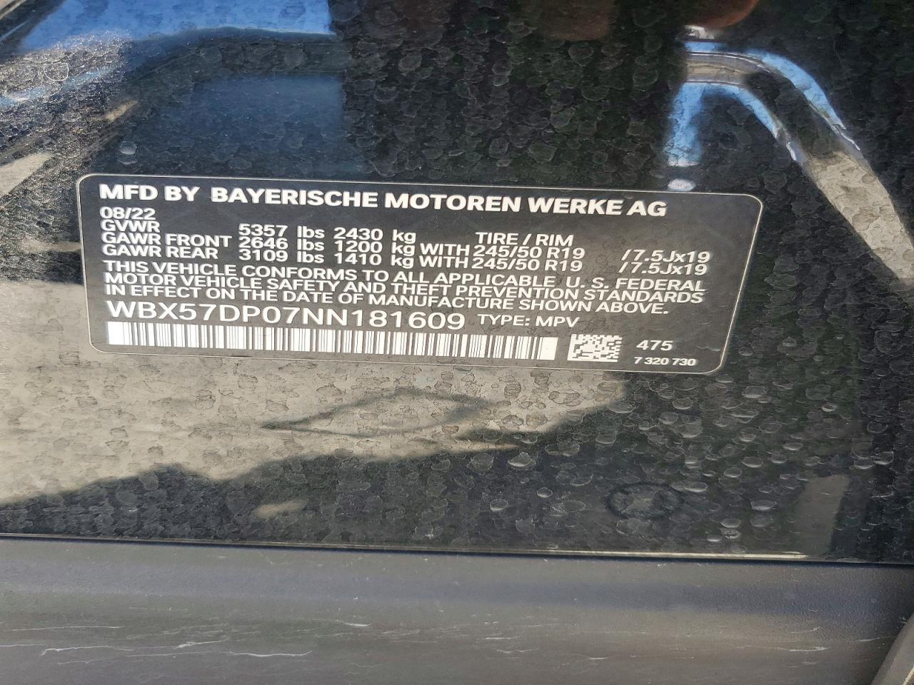 2022 BMW X3 xDrive30I - zdjęcie 12