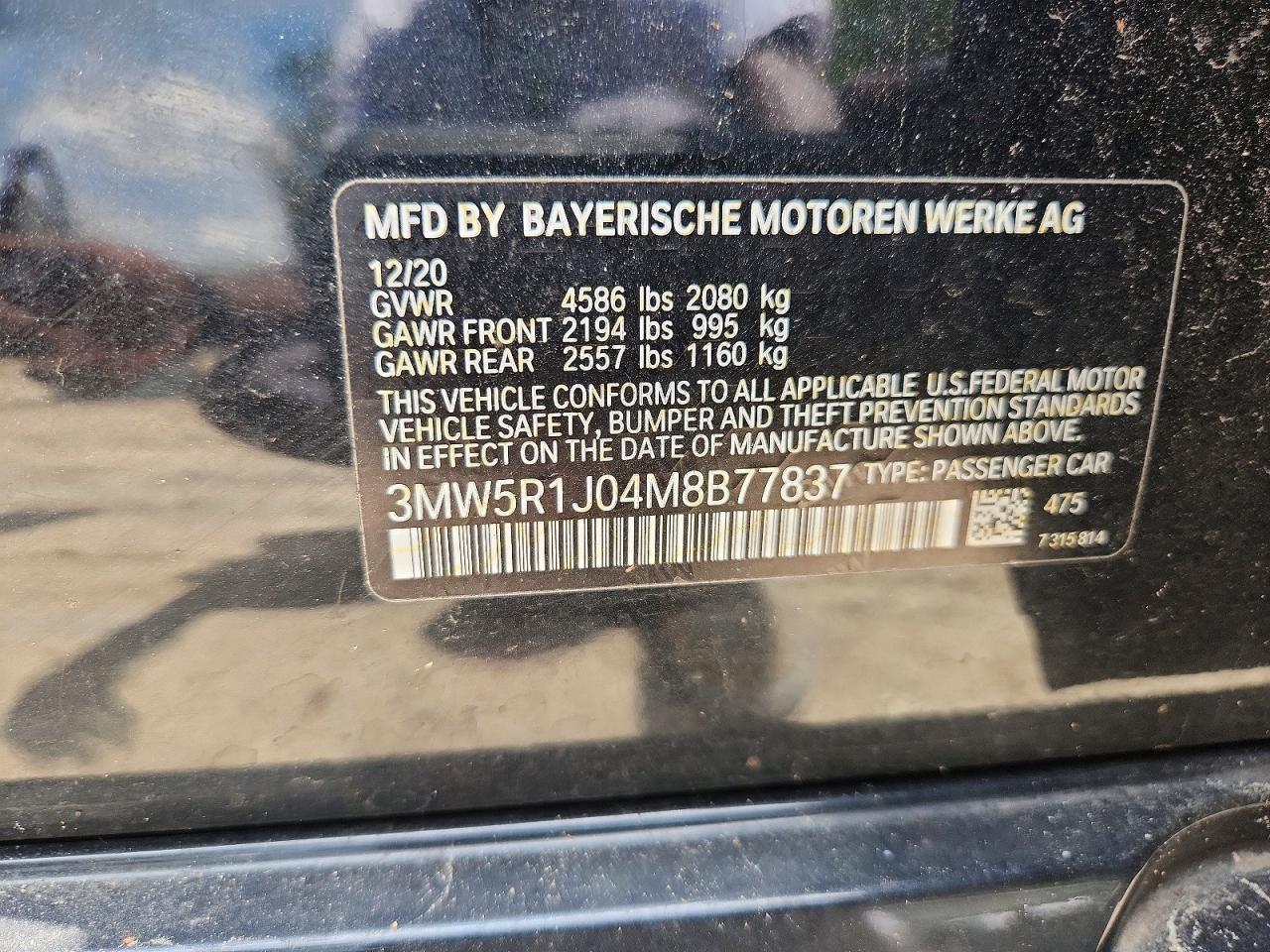 2021 BMW 330I - zdjęcie 13