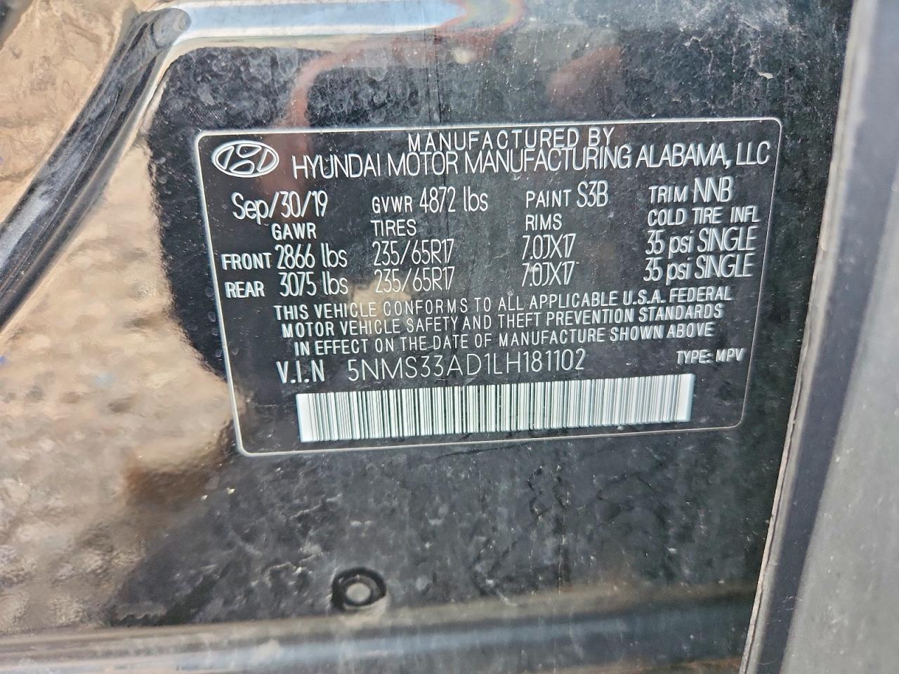 2020 Hyundai Santa Fe Sel - zdjęcie 12
