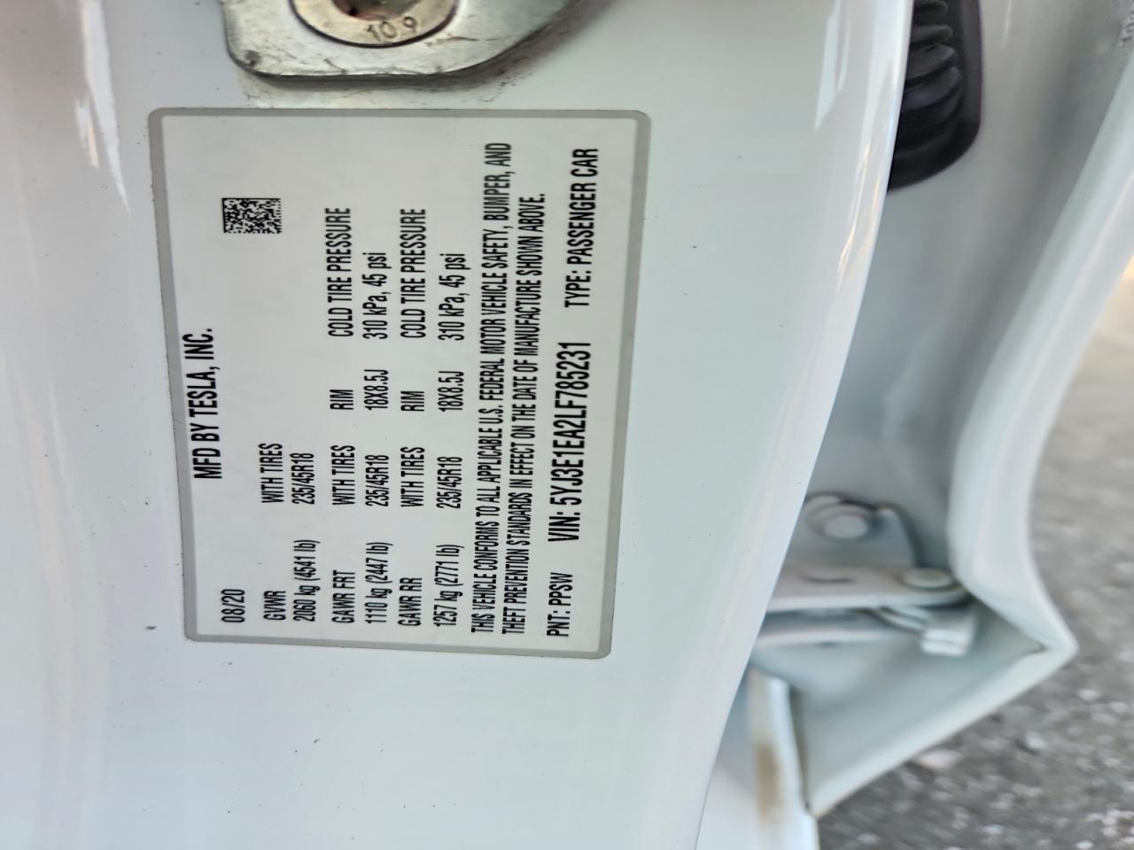 2020 Tesla Model 3 - zdjęcie 12
