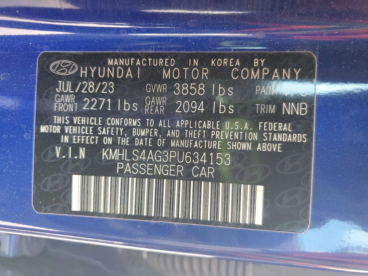 2023 Hyundai Elantra Sel - zdjęcie 13
