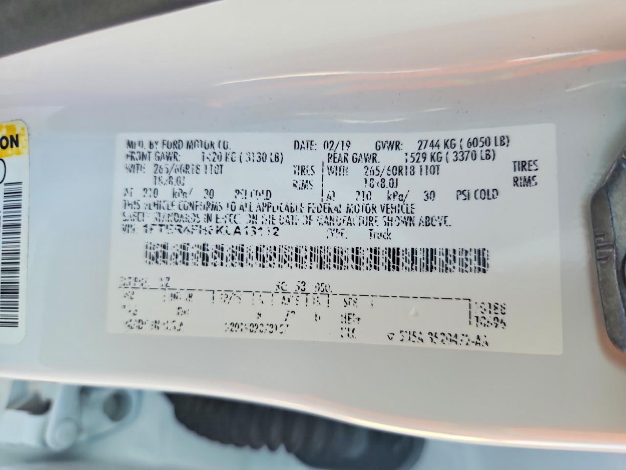 2019 Ford Ranger Xl - zdjęcie 13