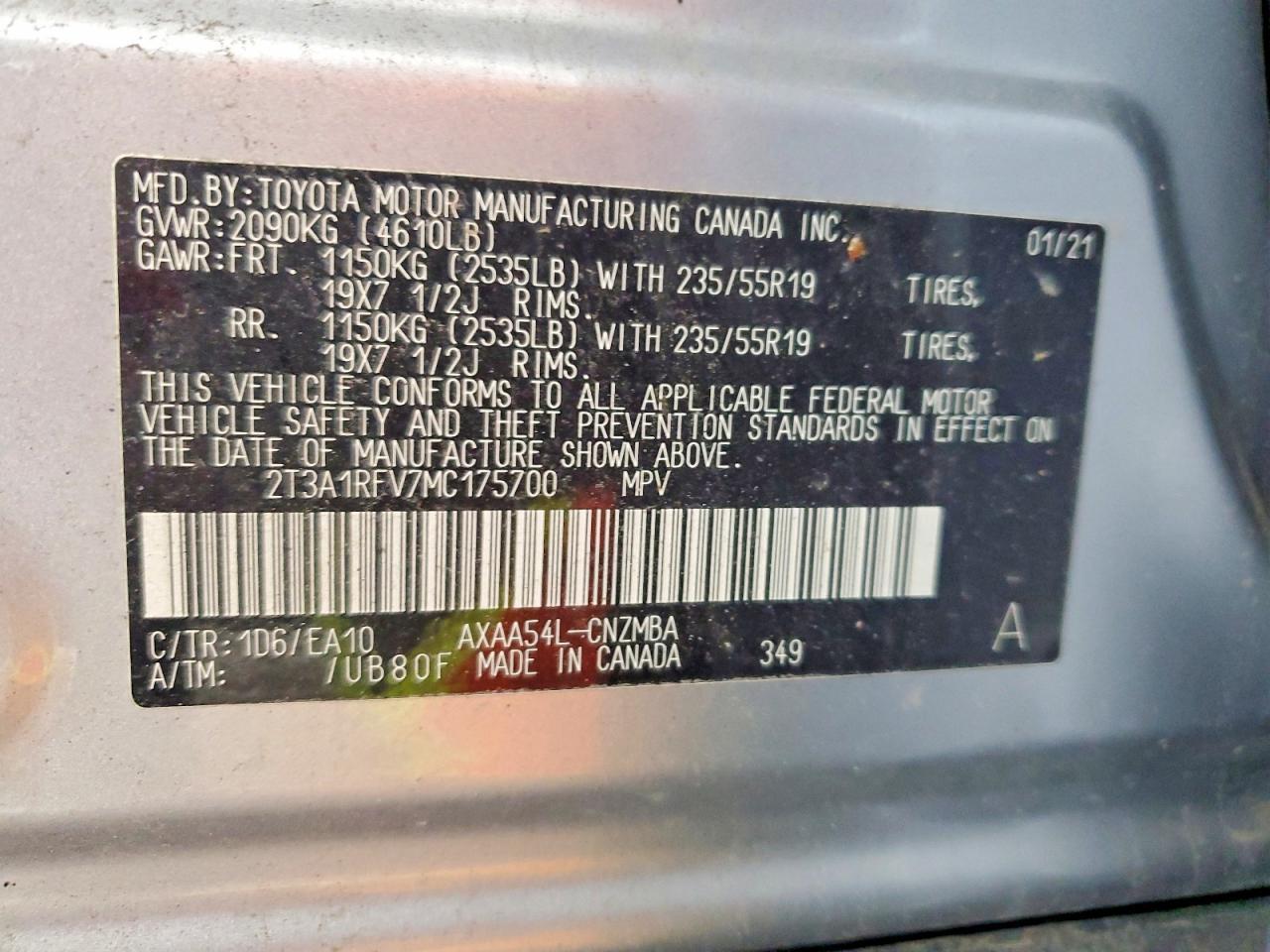 2021 Toyota Rav4 Xle Premium - zdjęcie 13