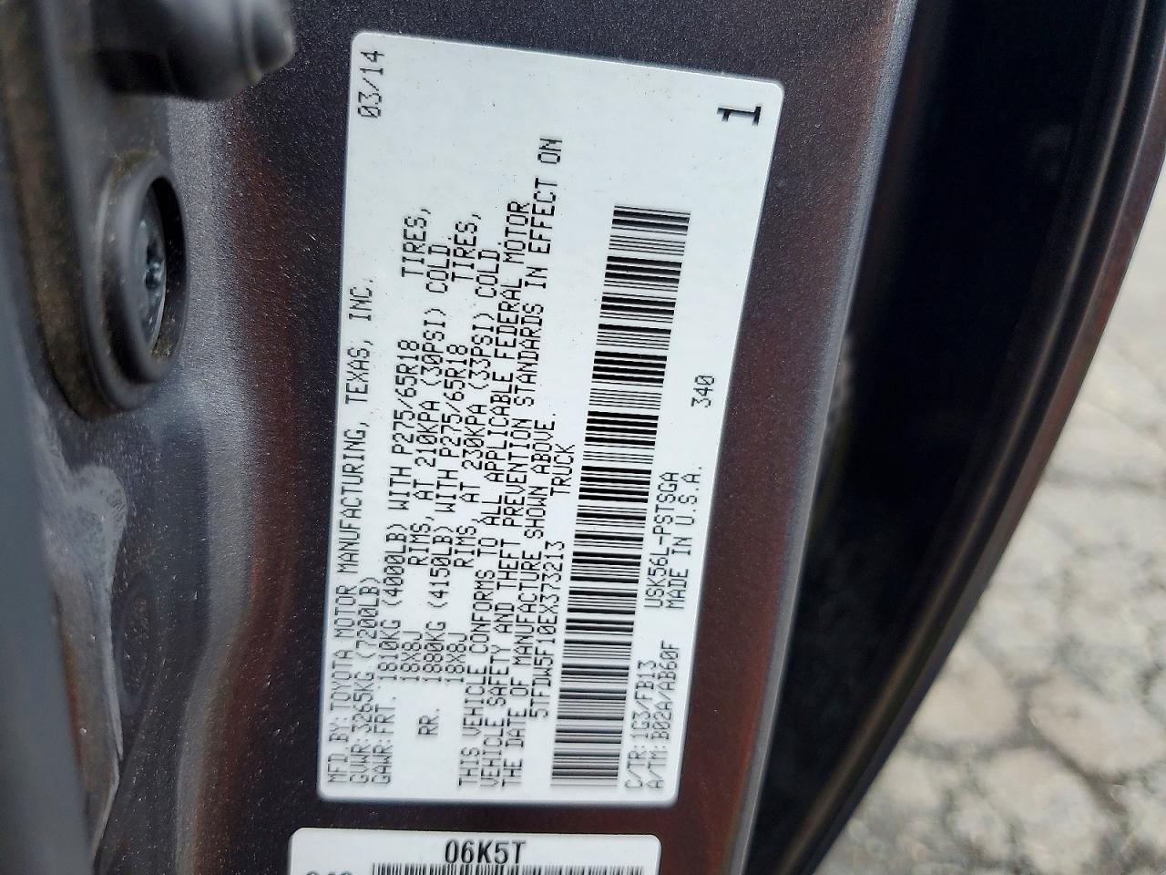 2014 Toyota Tundra Crewmax Sr5 - zdjęcie 12