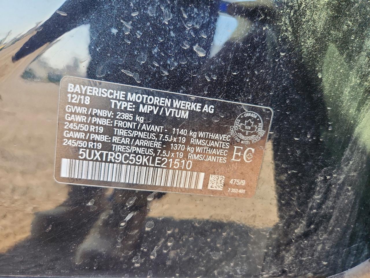 2019 BMW X3 xDrive30I - zdjęcie 13