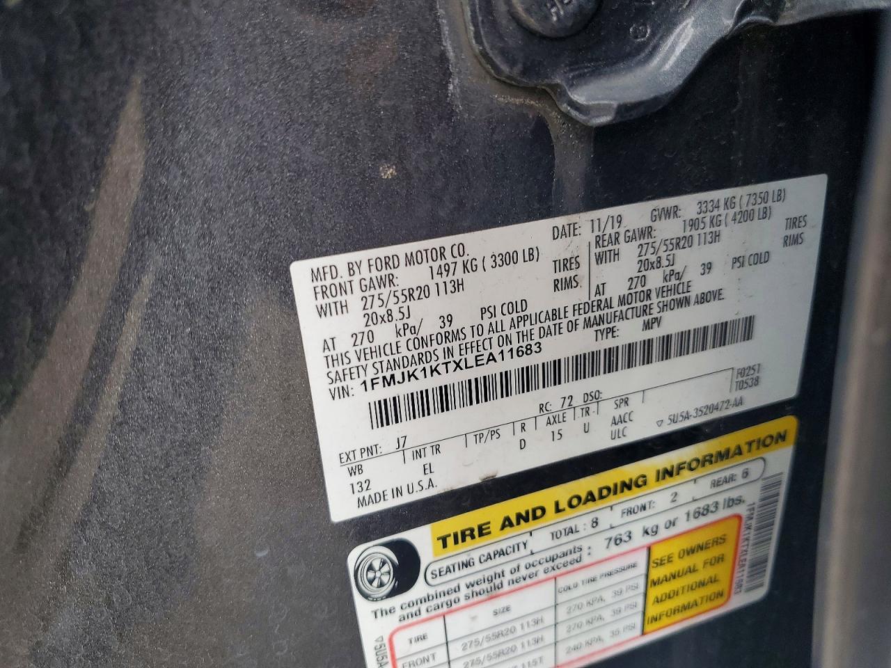 2020 Ford Expedition Max Limited - zdjęcie 12