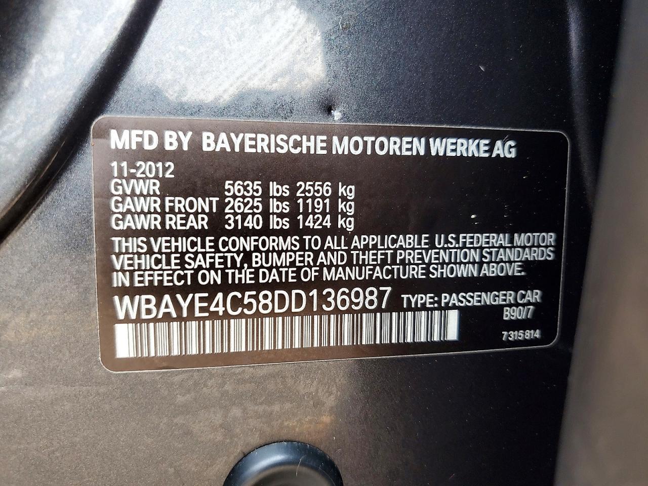 2013 BMW 740 Li - zdjęcie 12