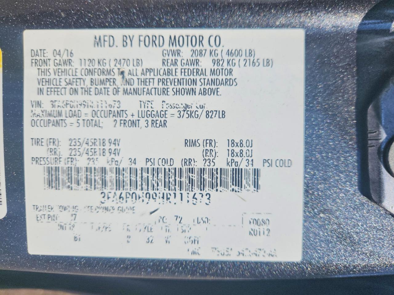 2017 Ford Fusion Se - zdjęcie 12