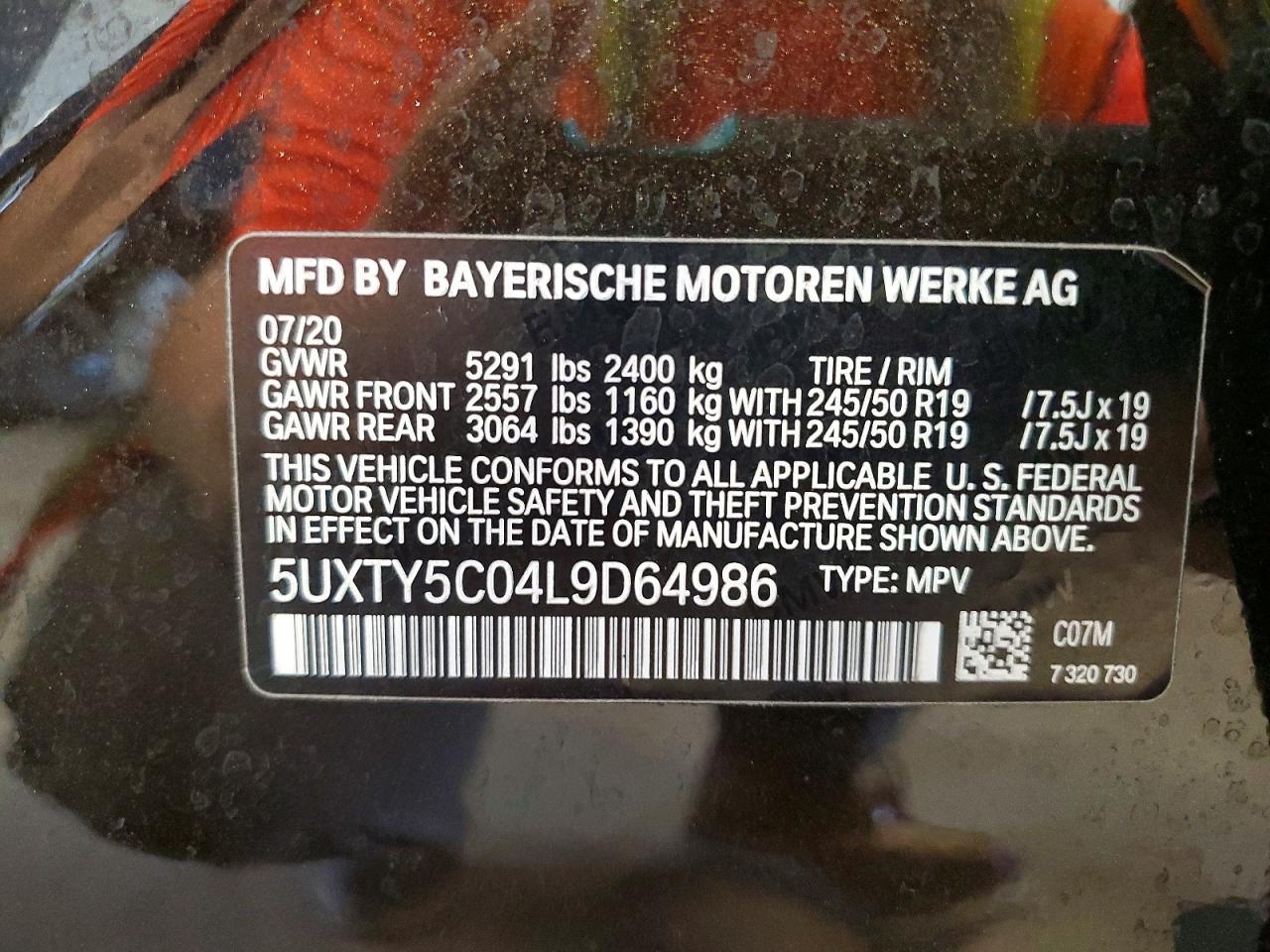 2020 BMW X3 xDrive30I - zdjęcie 13
