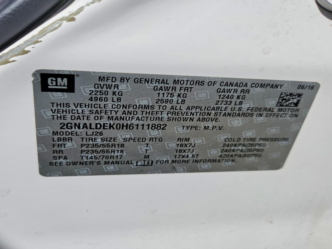 2017 Chevrolet Equinox Premier - zdjęcie 14