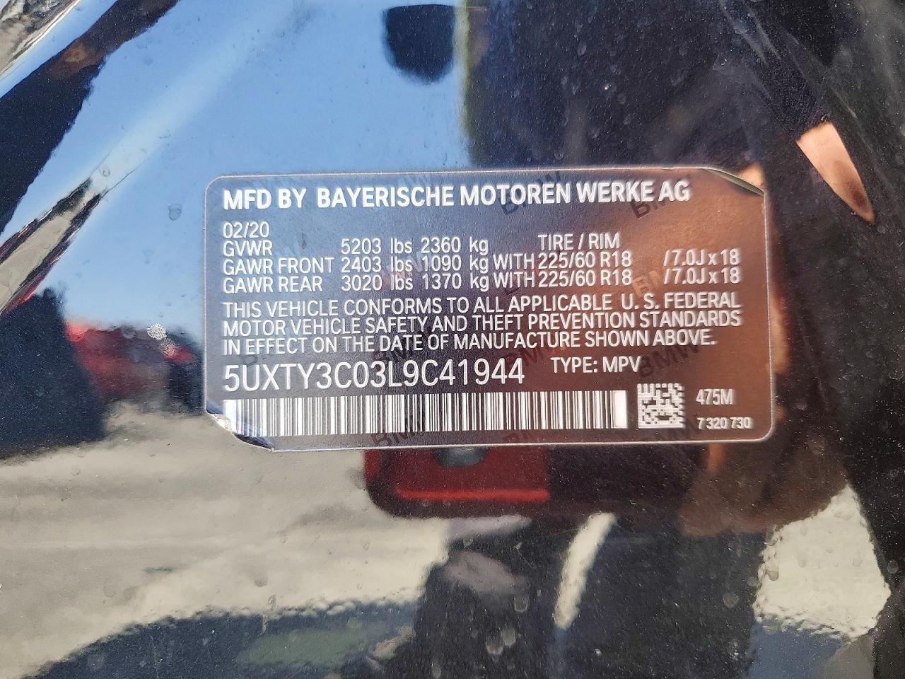 2020 BMW X3 Sdrive30I - zdjęcie 13