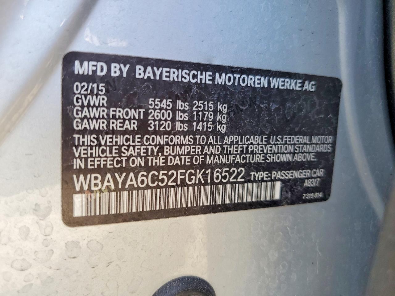 2015 BMW 740 I - zdjęcie 12