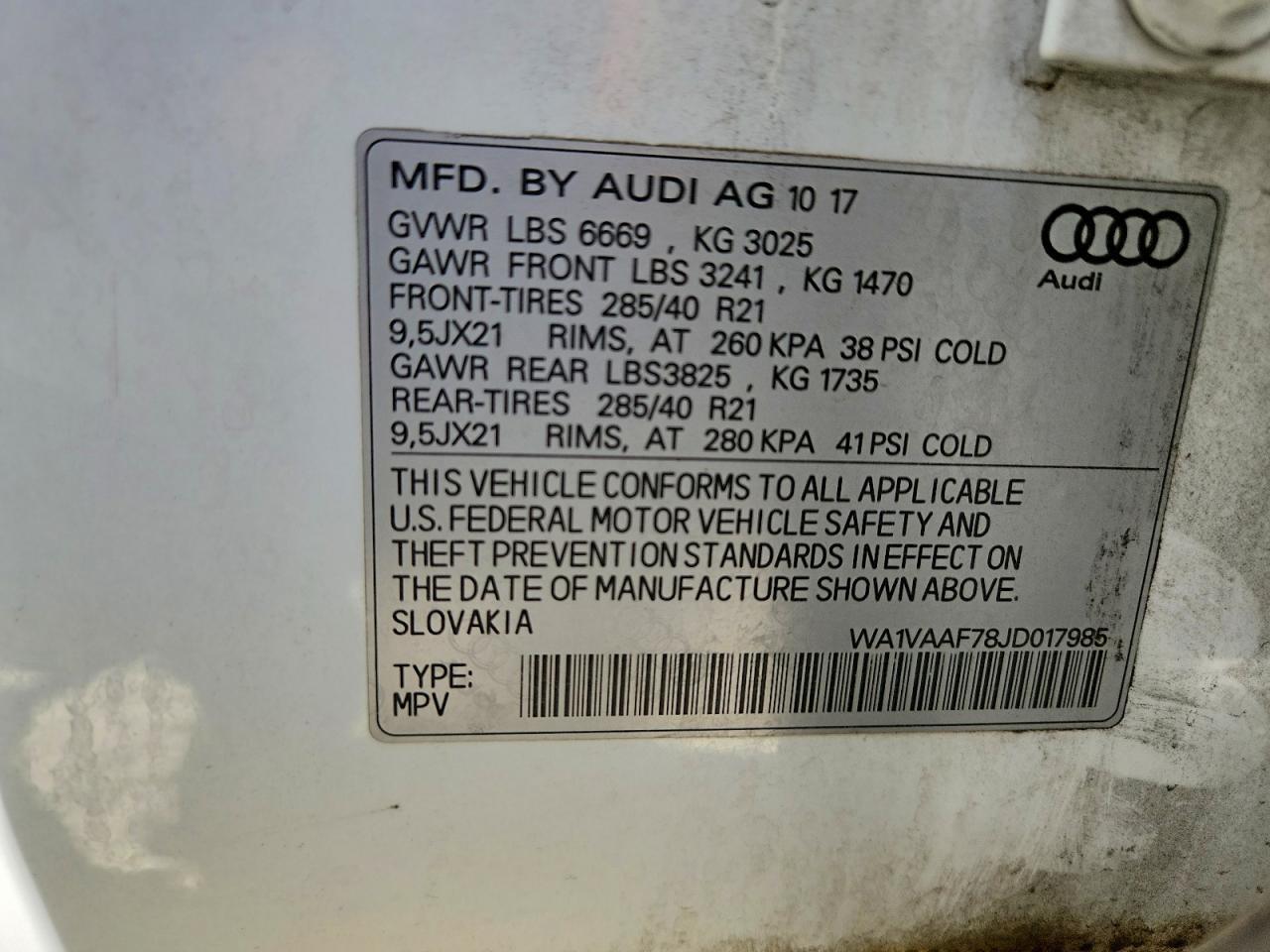 2018 Audi Q7 Prestige - zdjęcie 13