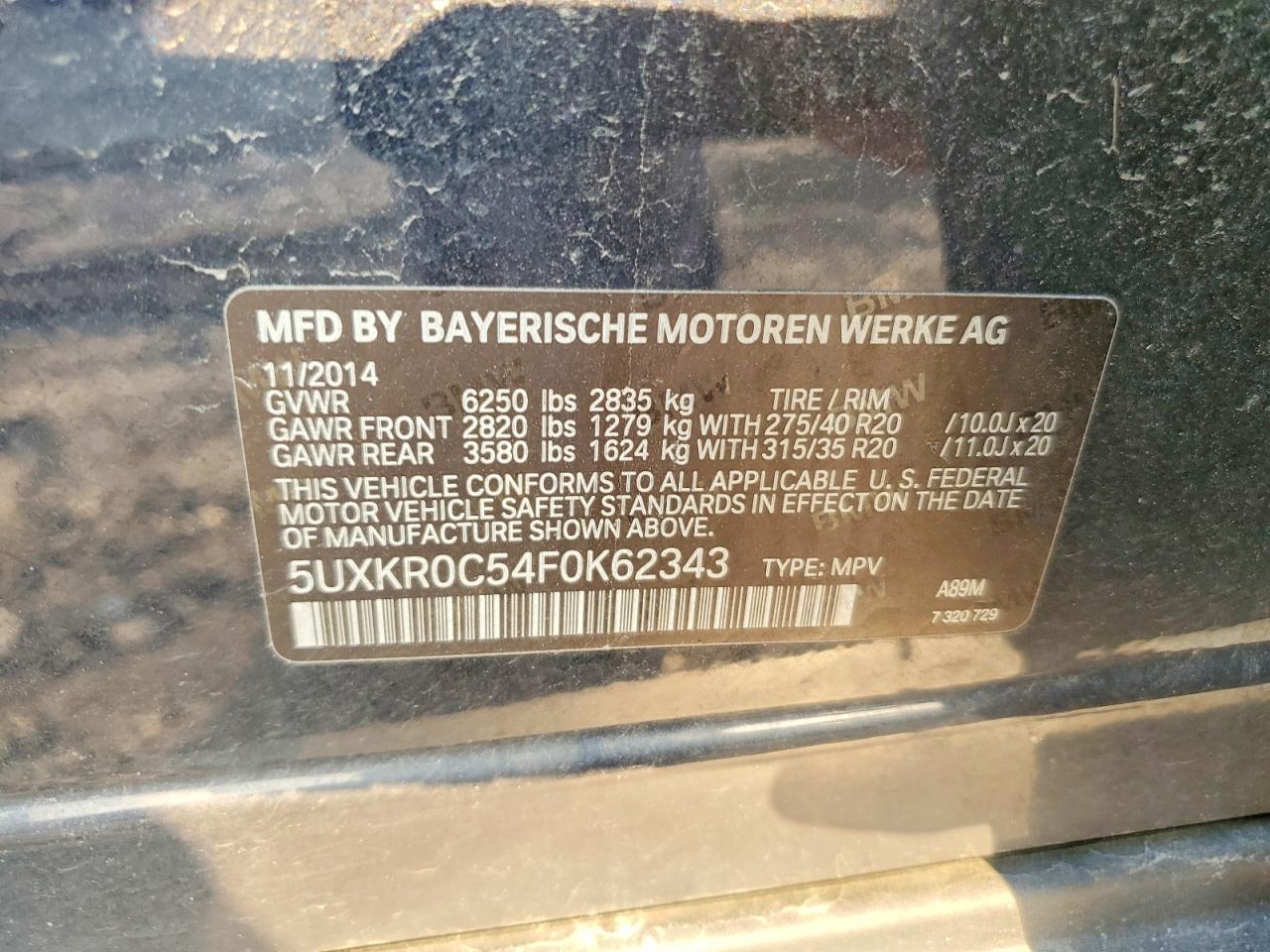 2015 BMW X5 xDrive35I - zdjęcie 13